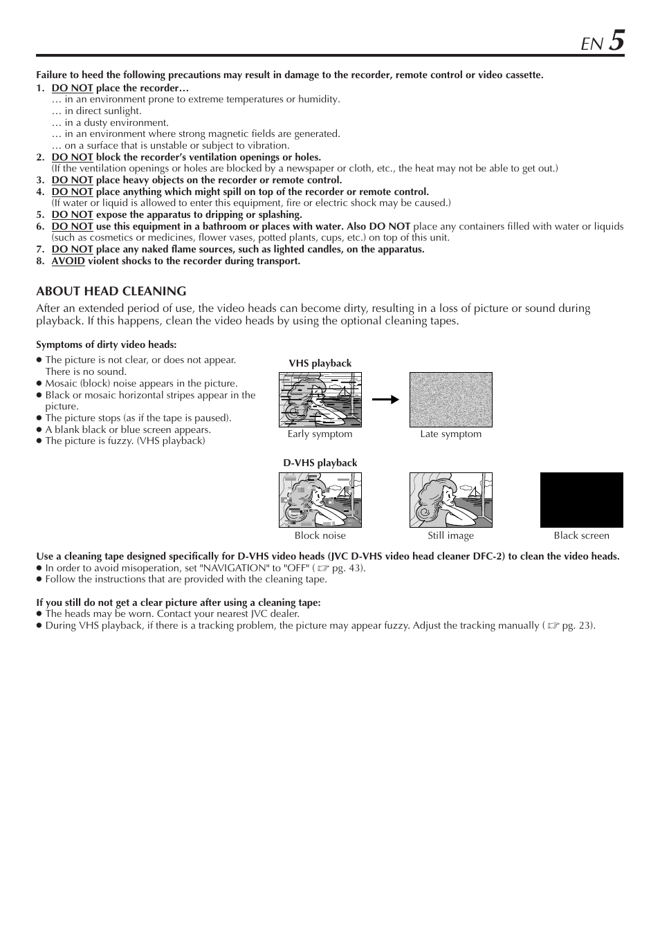 JVC HM-DH30000U User Manual | Page 5 / 84