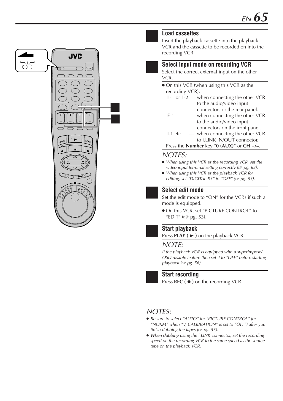 JVC HM-DH30000U User Manual | Page 65 / 84