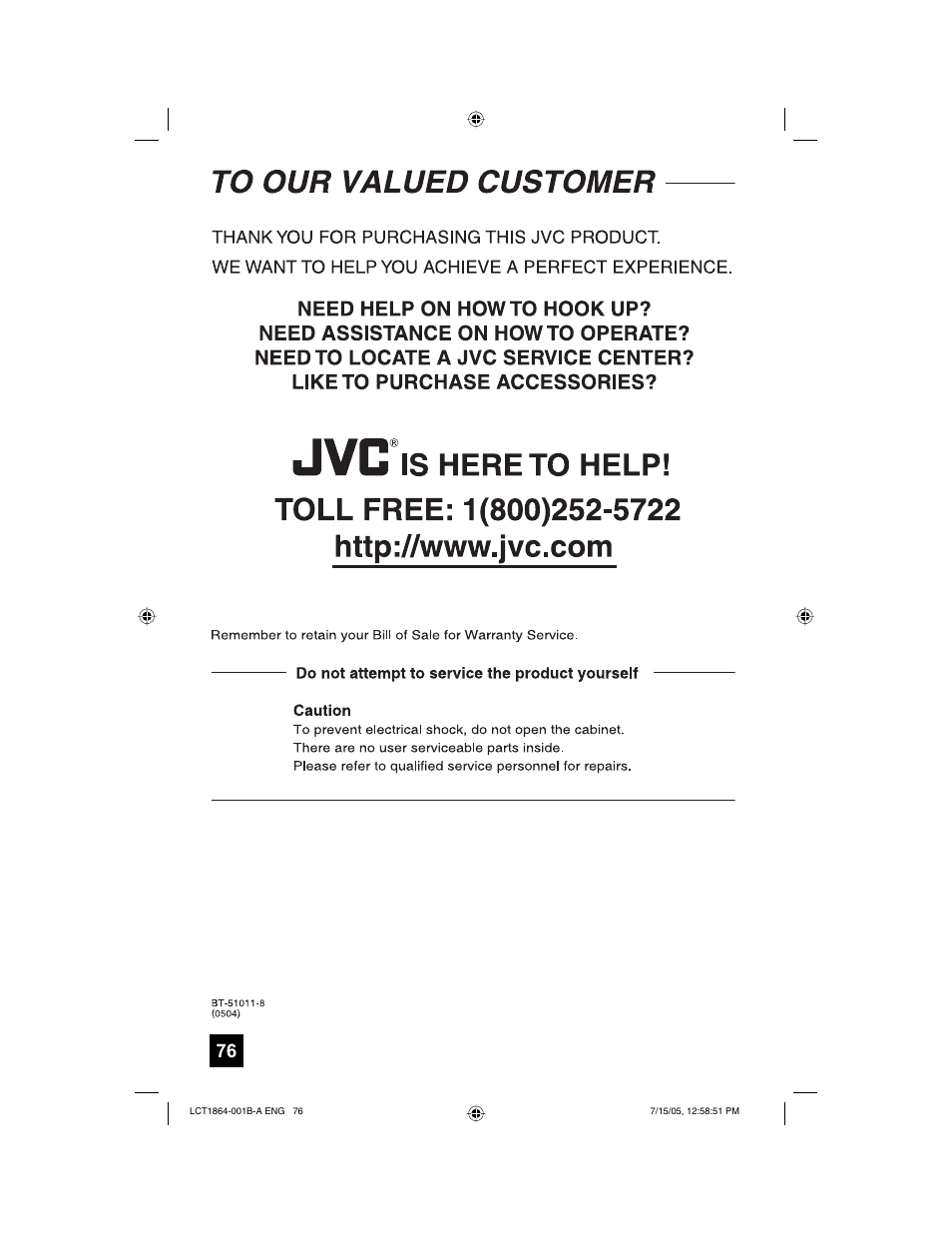 JVC HD-52G566 User Manual | Page 76 / 80