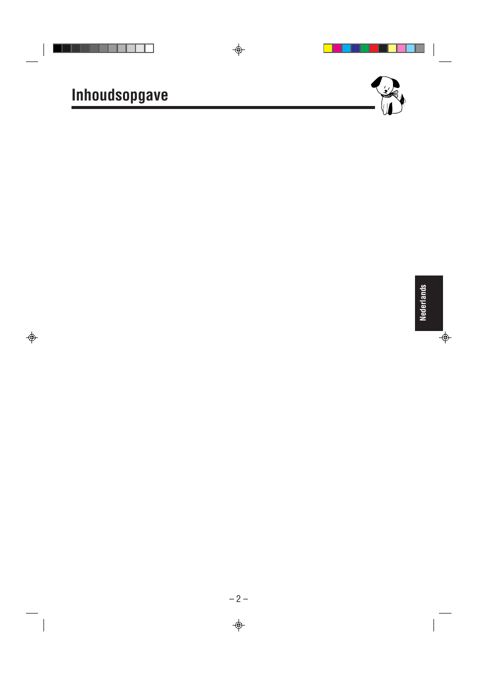 Inhoudsopgave | JVC CA-MXJ850R User Manual | Page 7 / 36