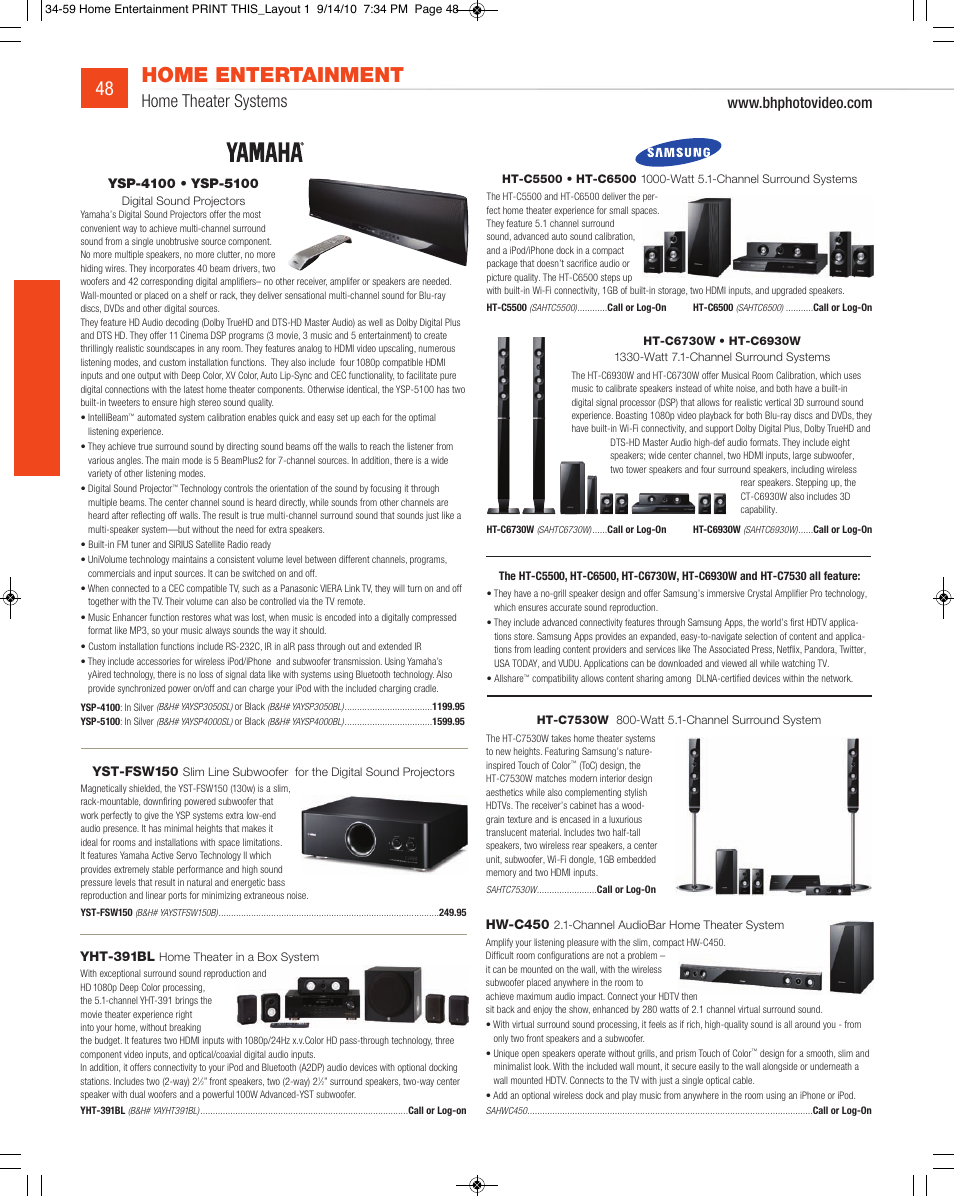 Home entertainment, Home theater systems | JVC DV-SP506 User Manual | Page 15 / 32