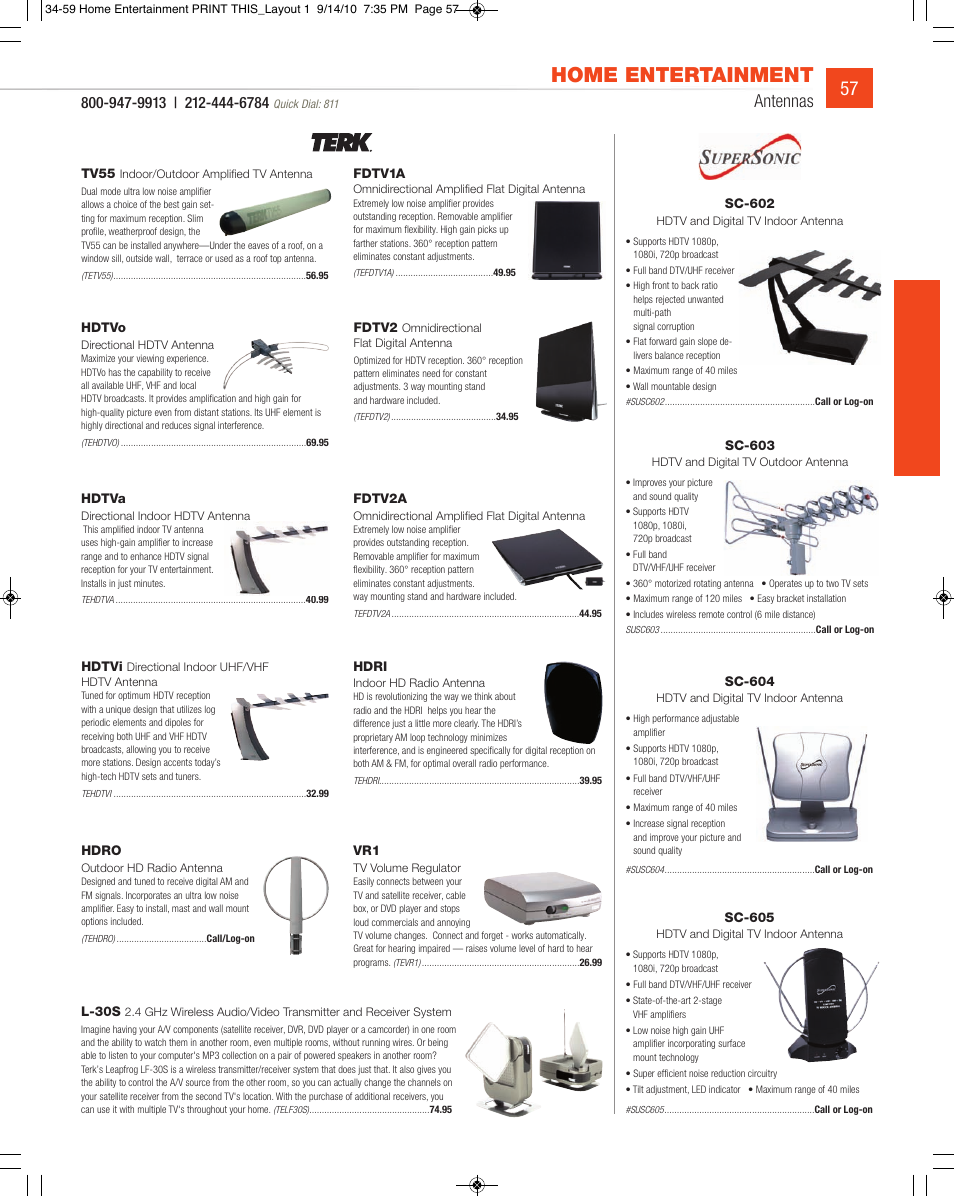 Home entertainment, Antennas | JVC DV-SP506 User Manual | Page 24 / 32