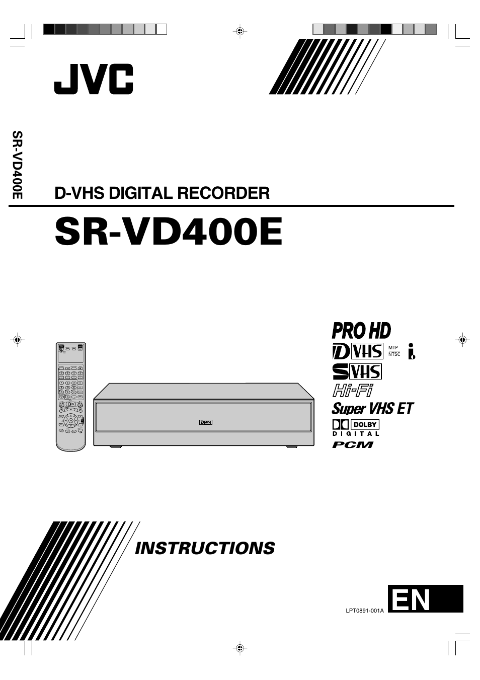 JVC SR-VD400E User Manual | 60 pages