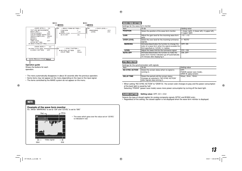 JVC DT-V9L3D User Manual | Page 35 / 46