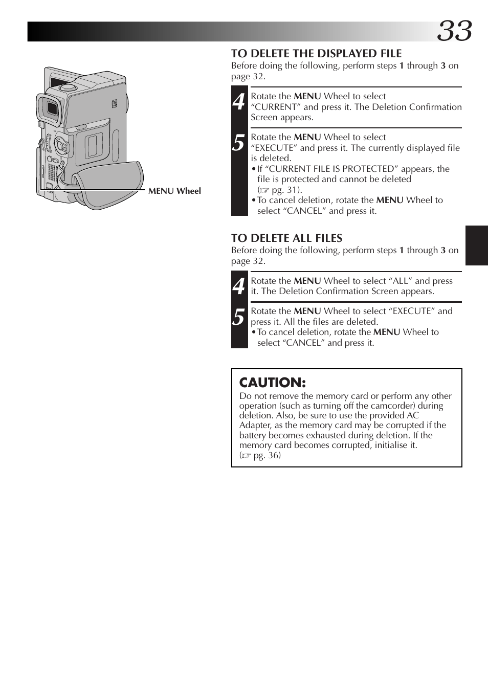 JVC GR-DVX48A User Manual | Page 33 / 100