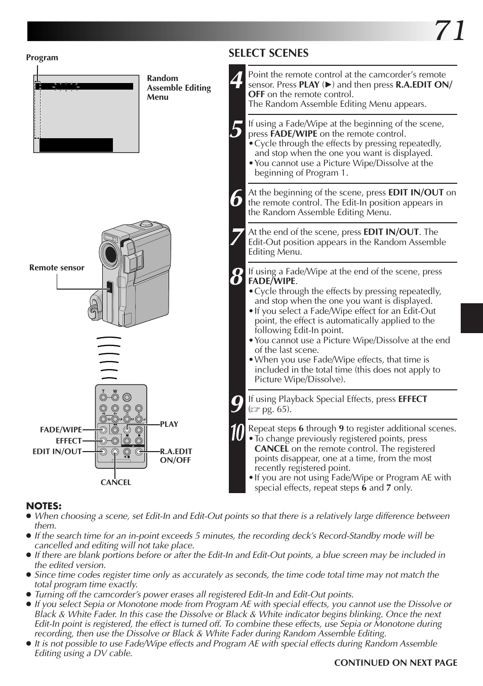 JVC GR-DVX48A User Manual | Page 71 / 100