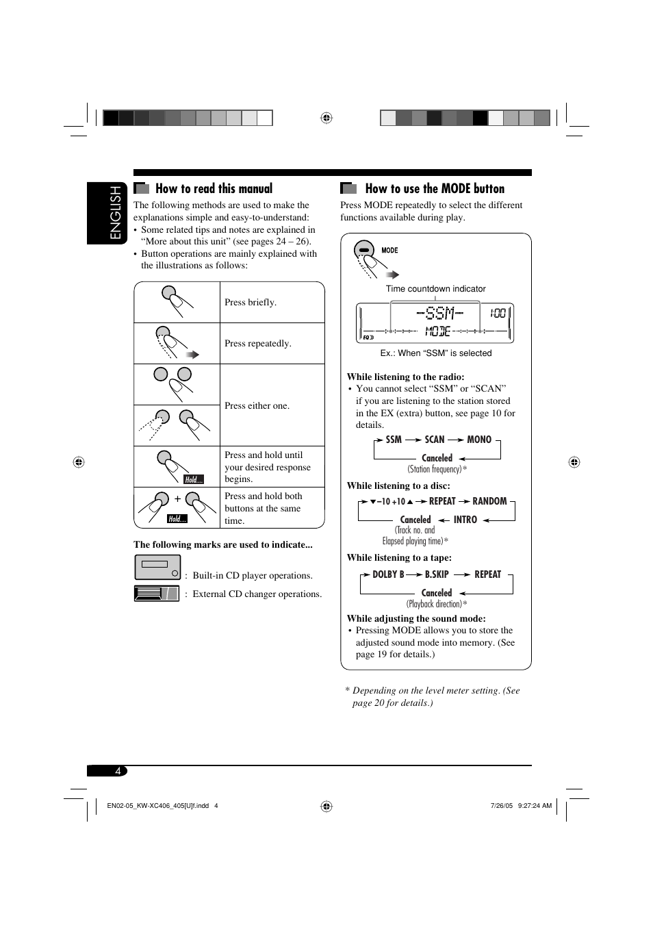 JVC W-XC406 User Manual | Page 4 / 66