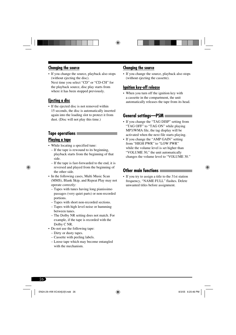 JVC W-XC406 User Manual | Page 60 / 66