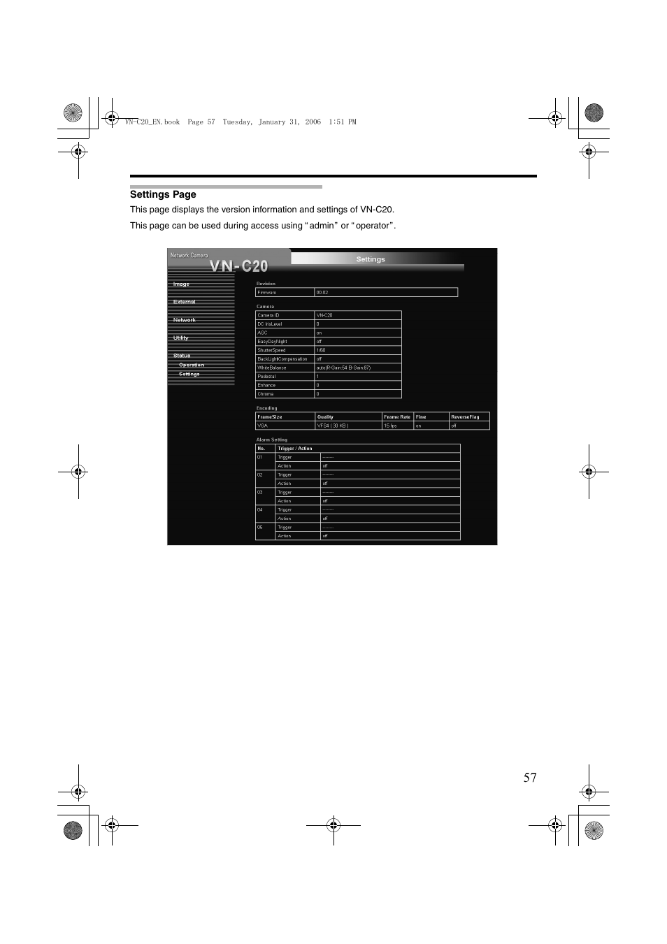 JVC VN-C20 User Manual | Page 57 / 76