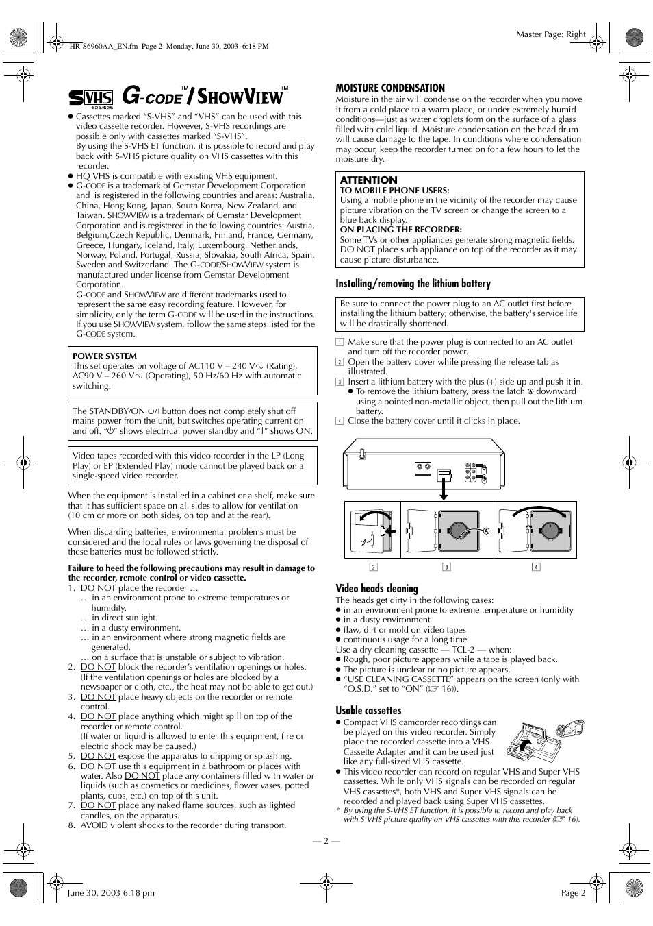 JVC 0703-AH-PJ-BJ User Manual | Page 2 / 28