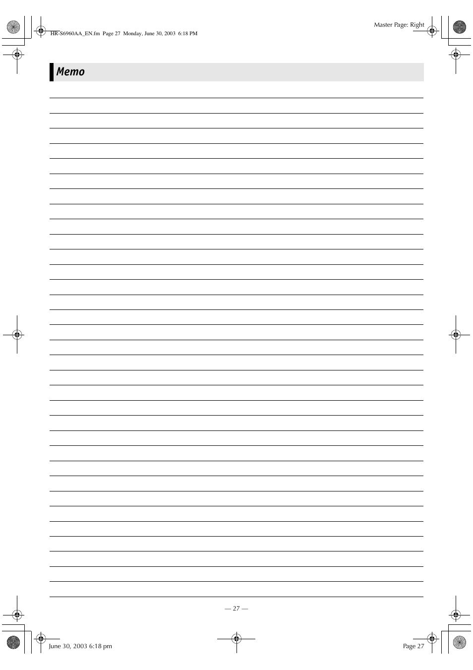 JVC 0703-AH-PJ-BJ User Manual | Page 27 / 28