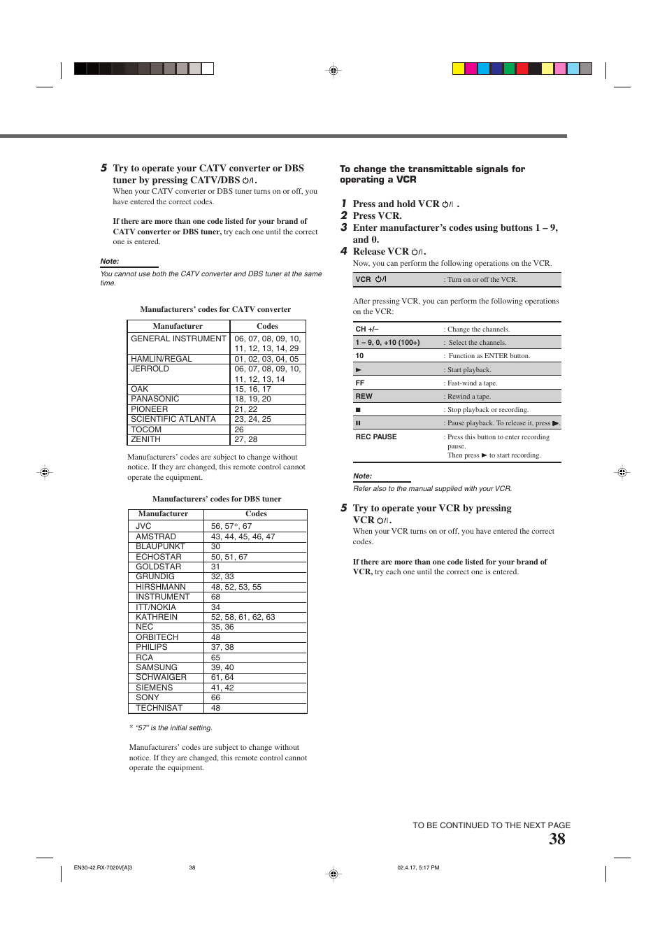 JVC RX-7022VSL User Manual | Page 41 / 46