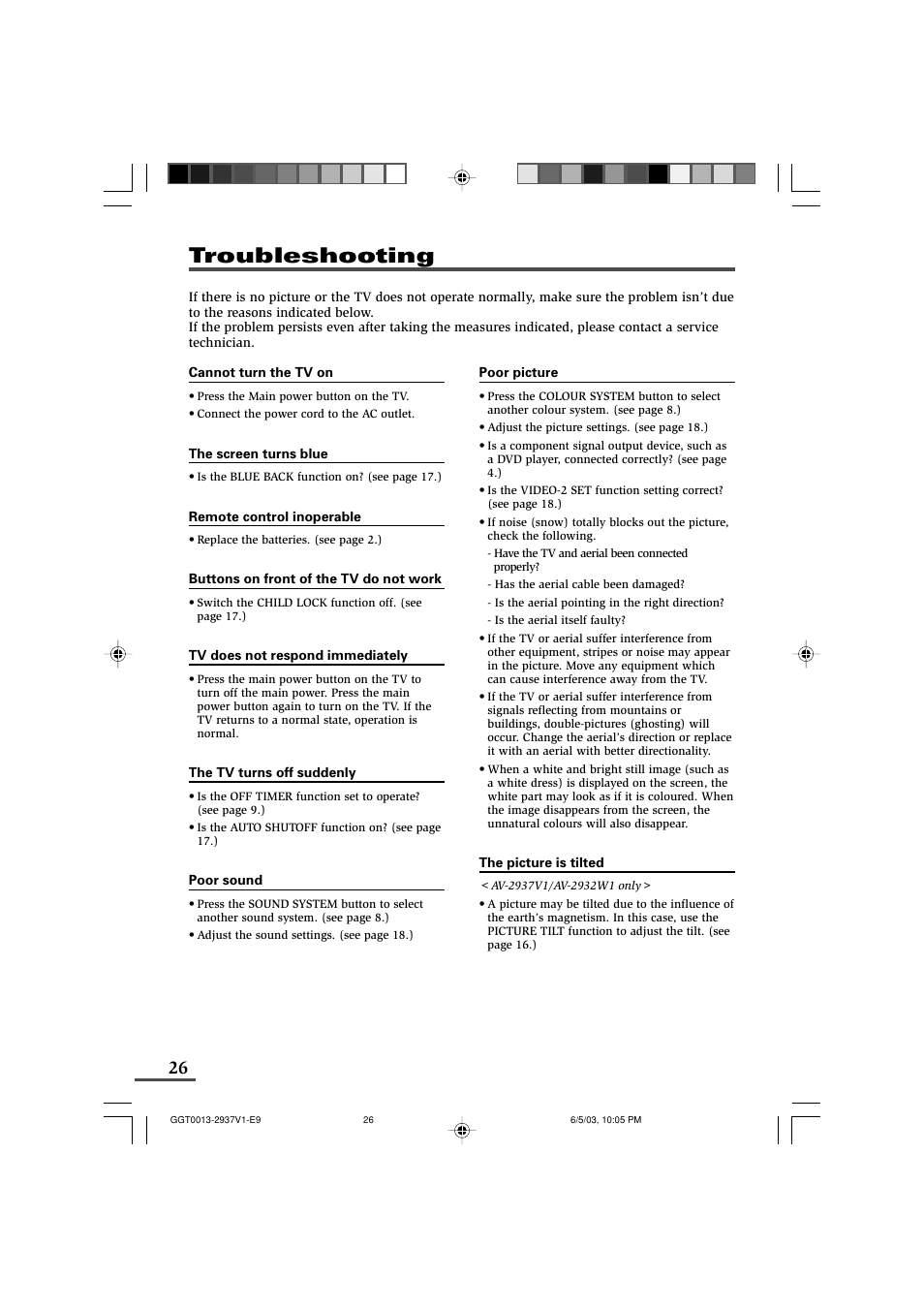 Troubleshooting | JVC 0403-NIC-JMT User Manual | Page 26 / 56