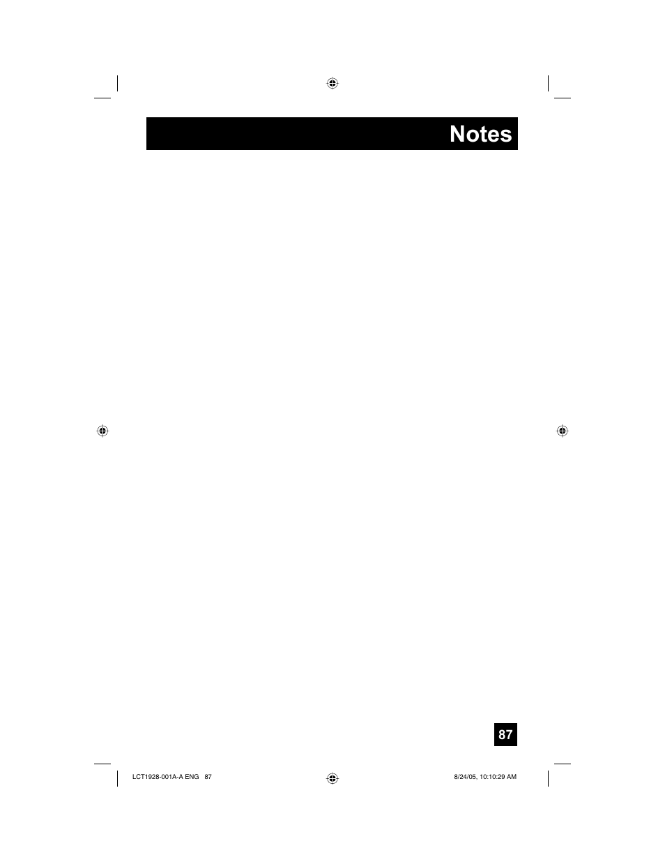 JVC HD-52G456 User Manual | Page 87 / 88