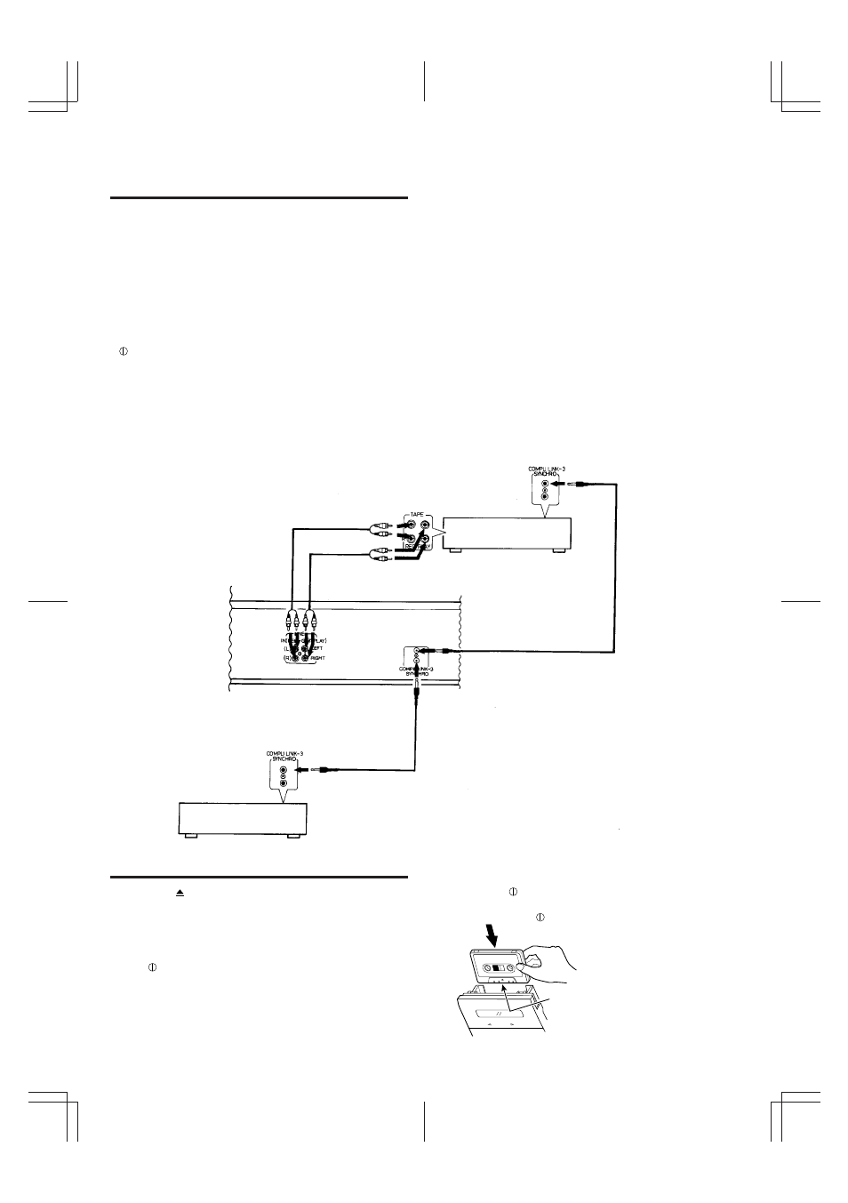 Connections, Cassette loading | JVC TD-W354 User Manual | Page 5 / 16