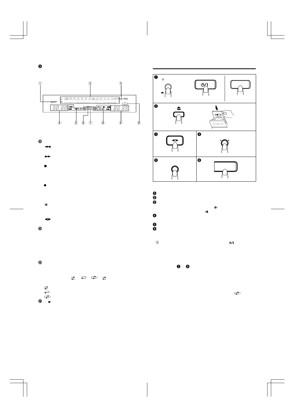 Playback | JVC TD-W354 User Manual | Page 7 / 16