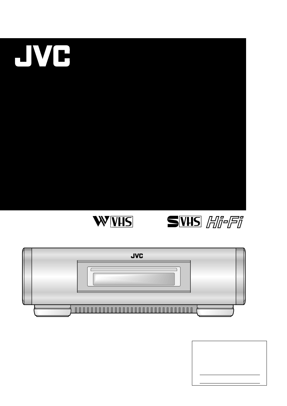 JVC SR-W5U User Manual | 36 pages