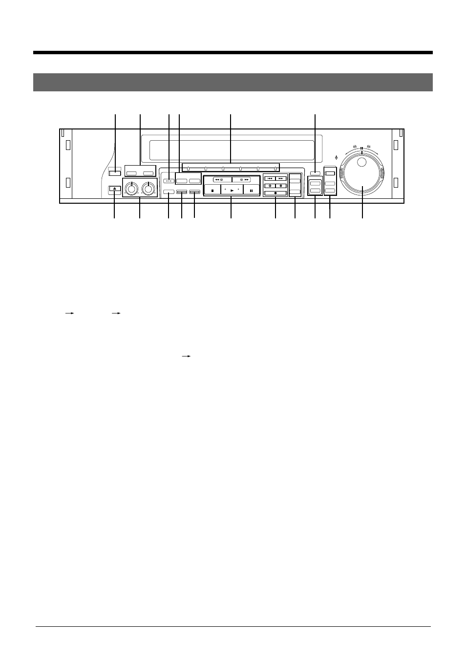 2 controls and connectors front panel, Operate] button turns the power on and off, Eject] button ejects a cassette | JVC SR-W5U User Manual | Page 9 / 36