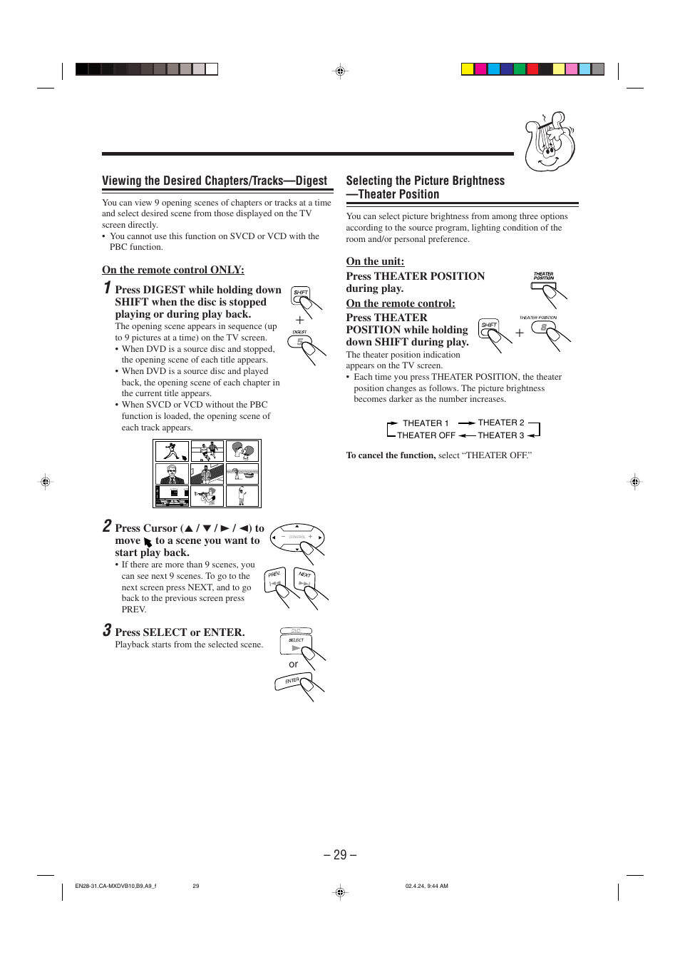 JVC CA-MXDVA9 User Manual | Page 32 / 72