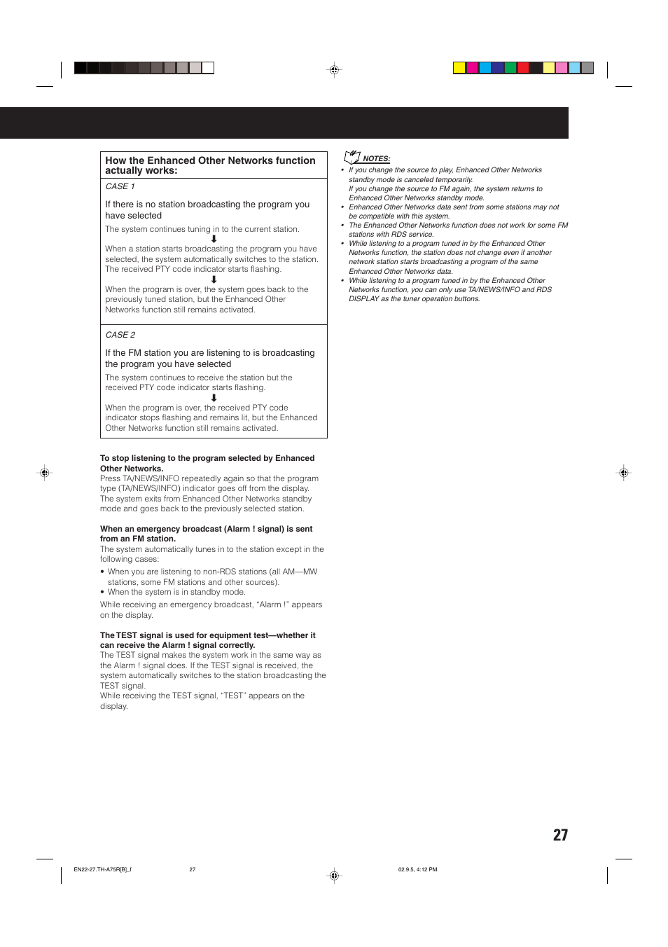 JVC SP-XCA75 User Manual | Page 31 / 76