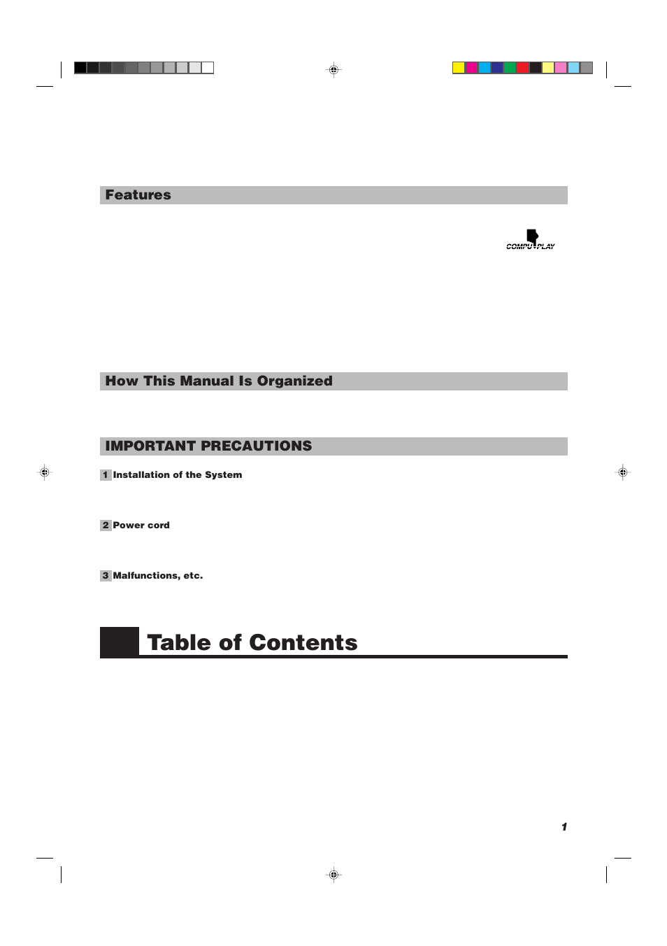 JVC UX-V30R User Manual | Page 5 / 28
