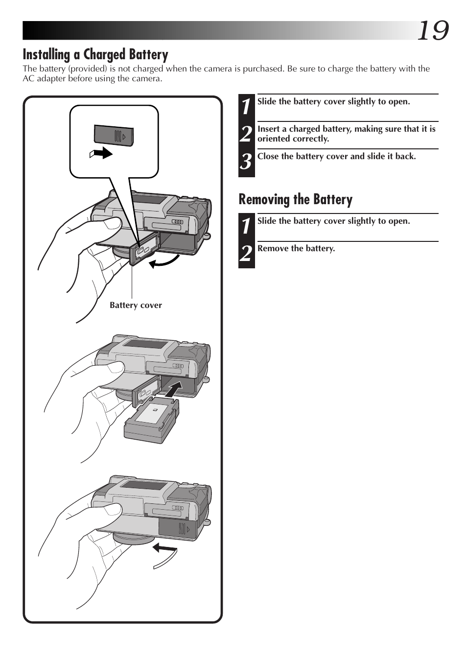 JVC GC-QX5HD User Manual | Page 19 / 104