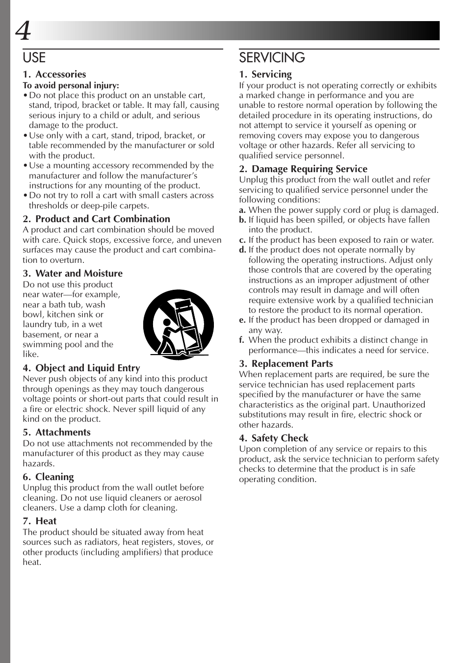 Servicing | JVC GC-QX5HD User Manual | Page 4 / 104