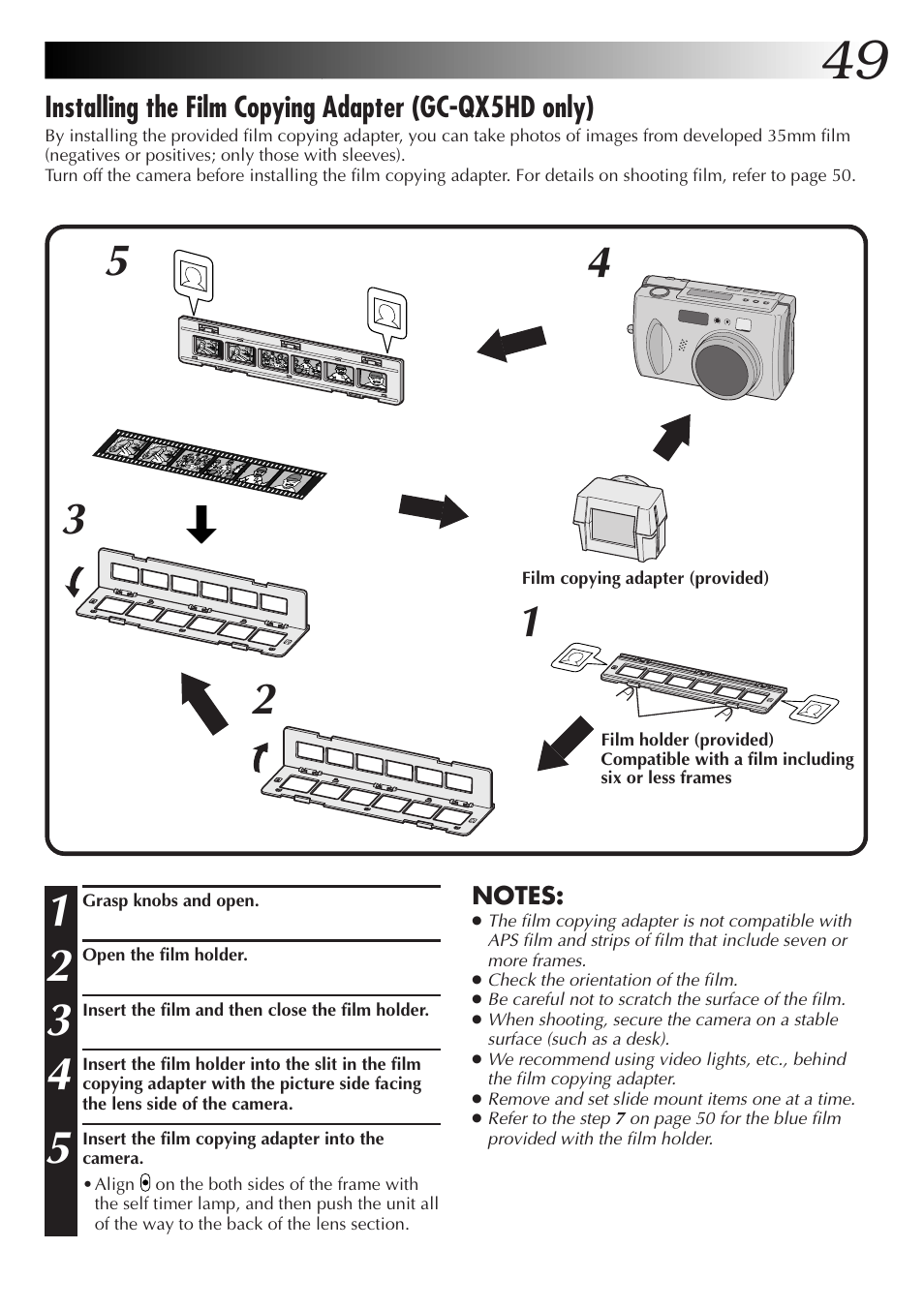 JVC GC-QX5HD User Manual | Page 49 / 104