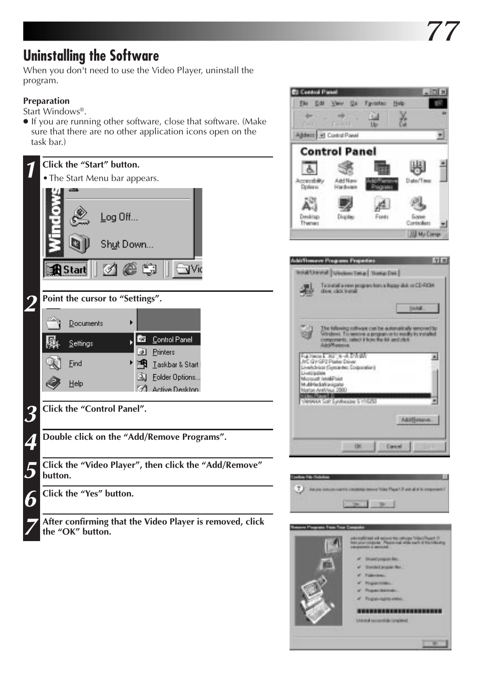 JVC GC-QX5HD User Manual | Page 77 / 104