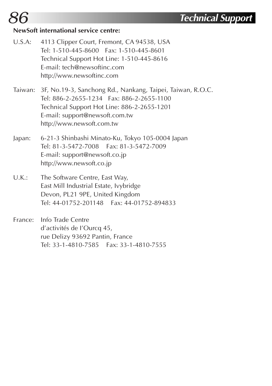 Technical support | JVC GC-QX5HD User Manual | Page 86 / 104