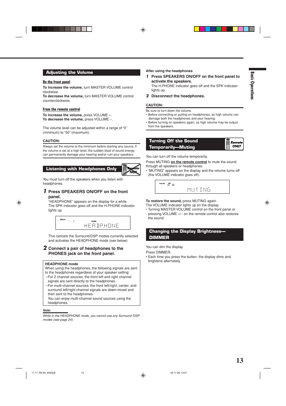 JVC RX-6030VBK User Manual | Page 15 / 87