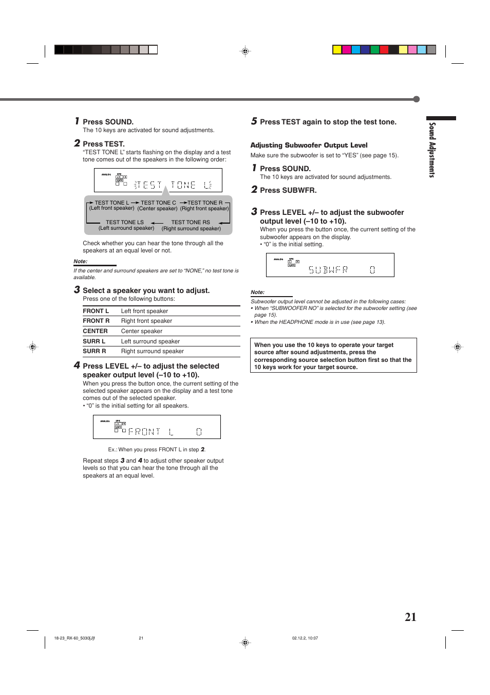 JVC RX-6030VBK User Manual | Page 23 / 87