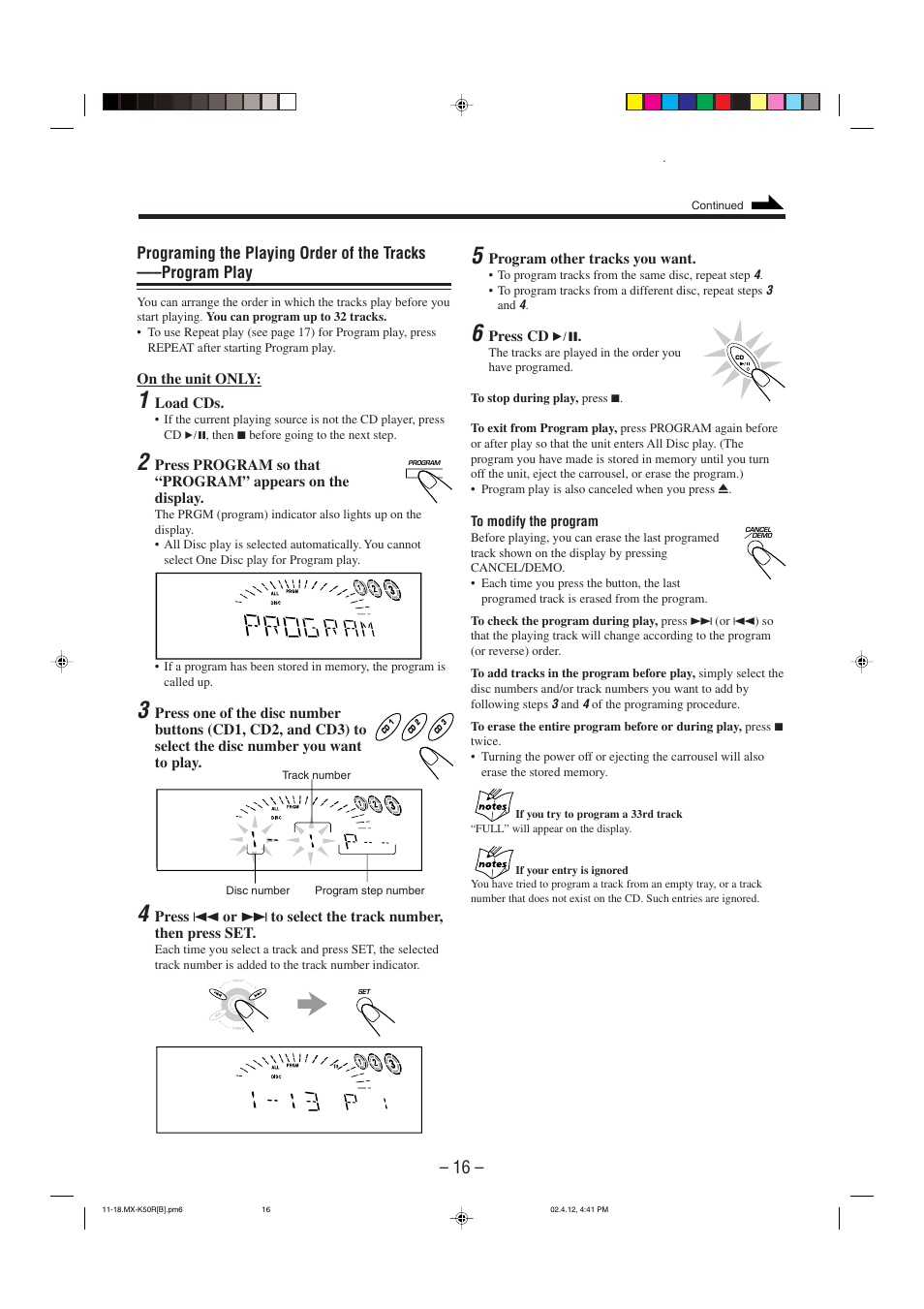 JVC CA-MXK50R User Manual | Page 19 / 38