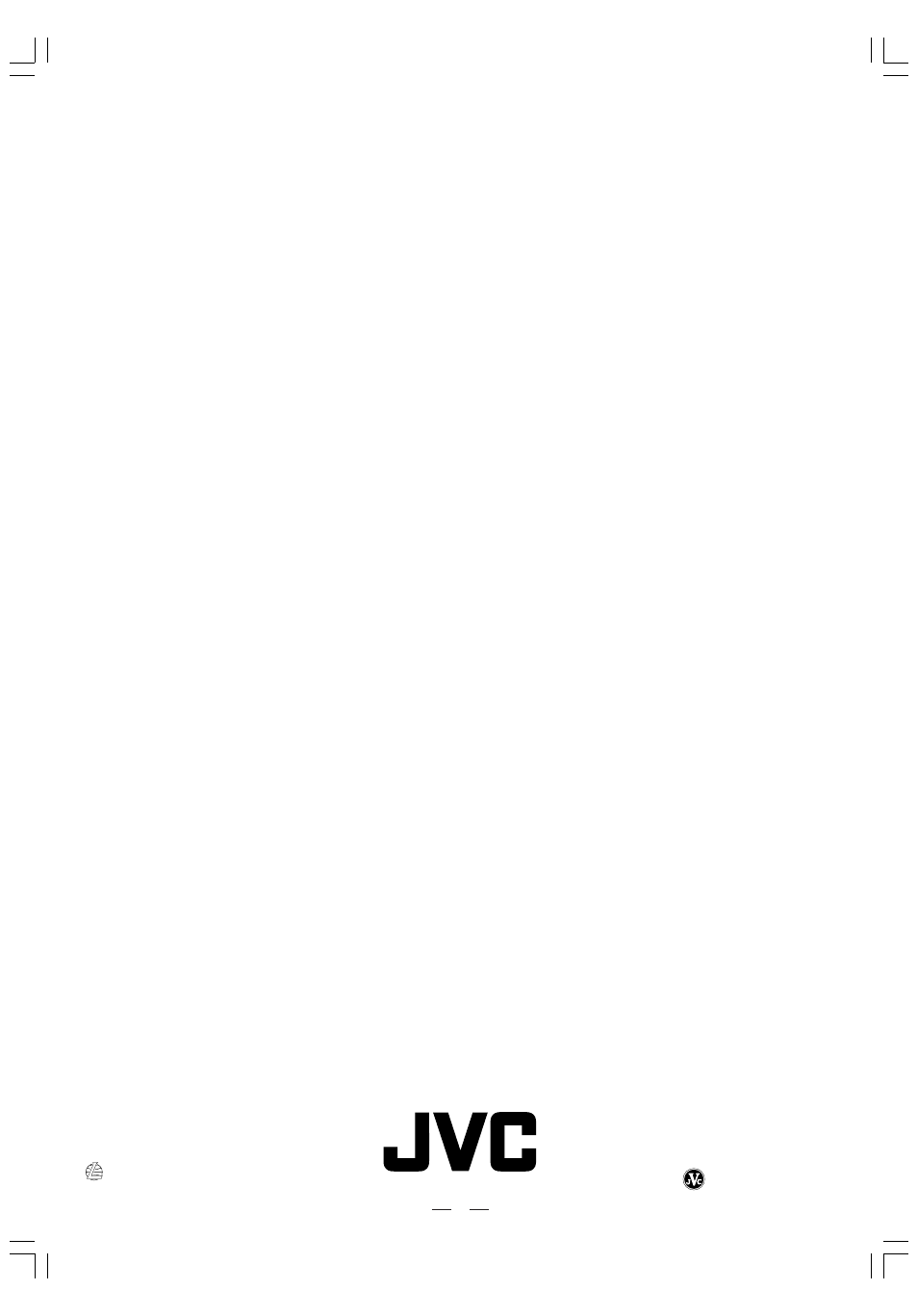 Back cover | JVC CA-MXK50R User Manual | Page 38 / 38
