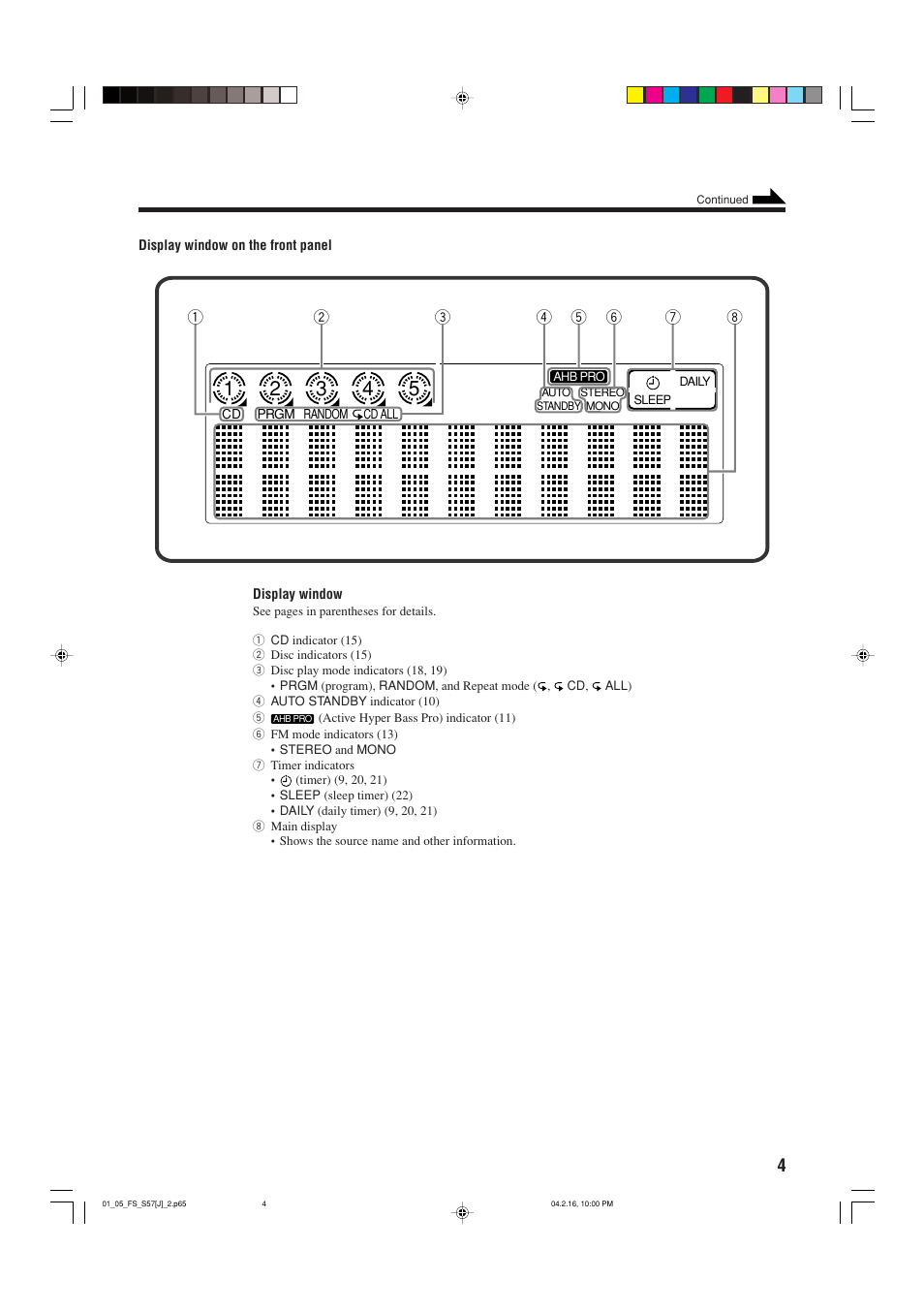 JVC CA-FSS57 User Manual | Page 7 / 32