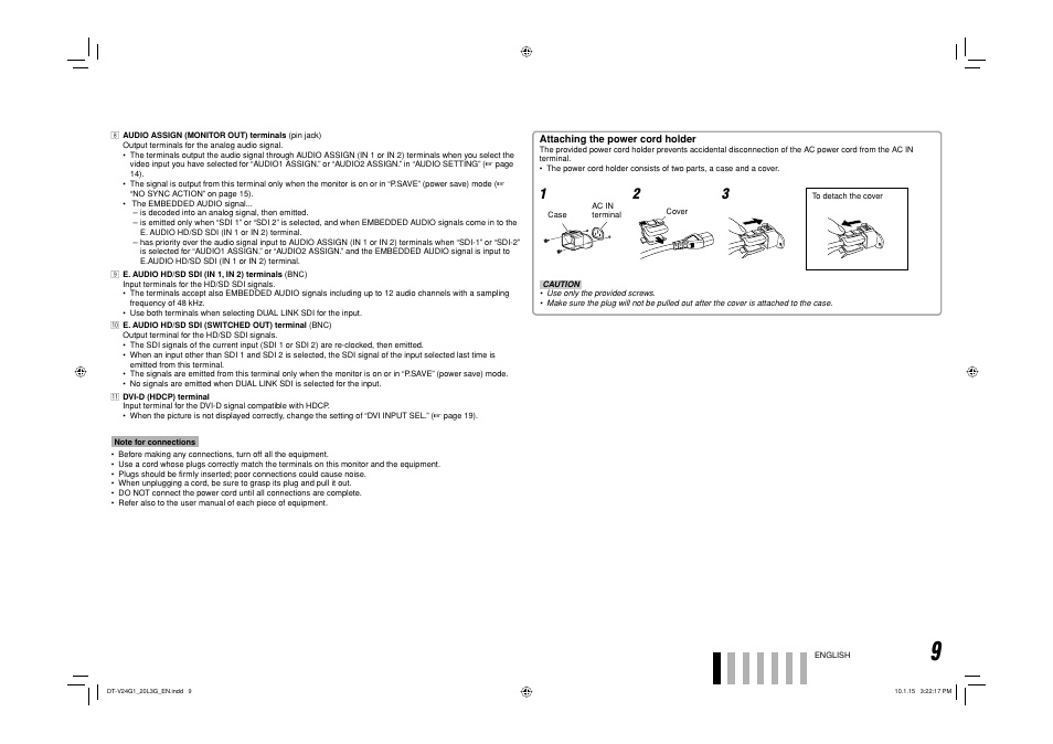 JVC DT-V24G1 User Manual | Page 9 / 28