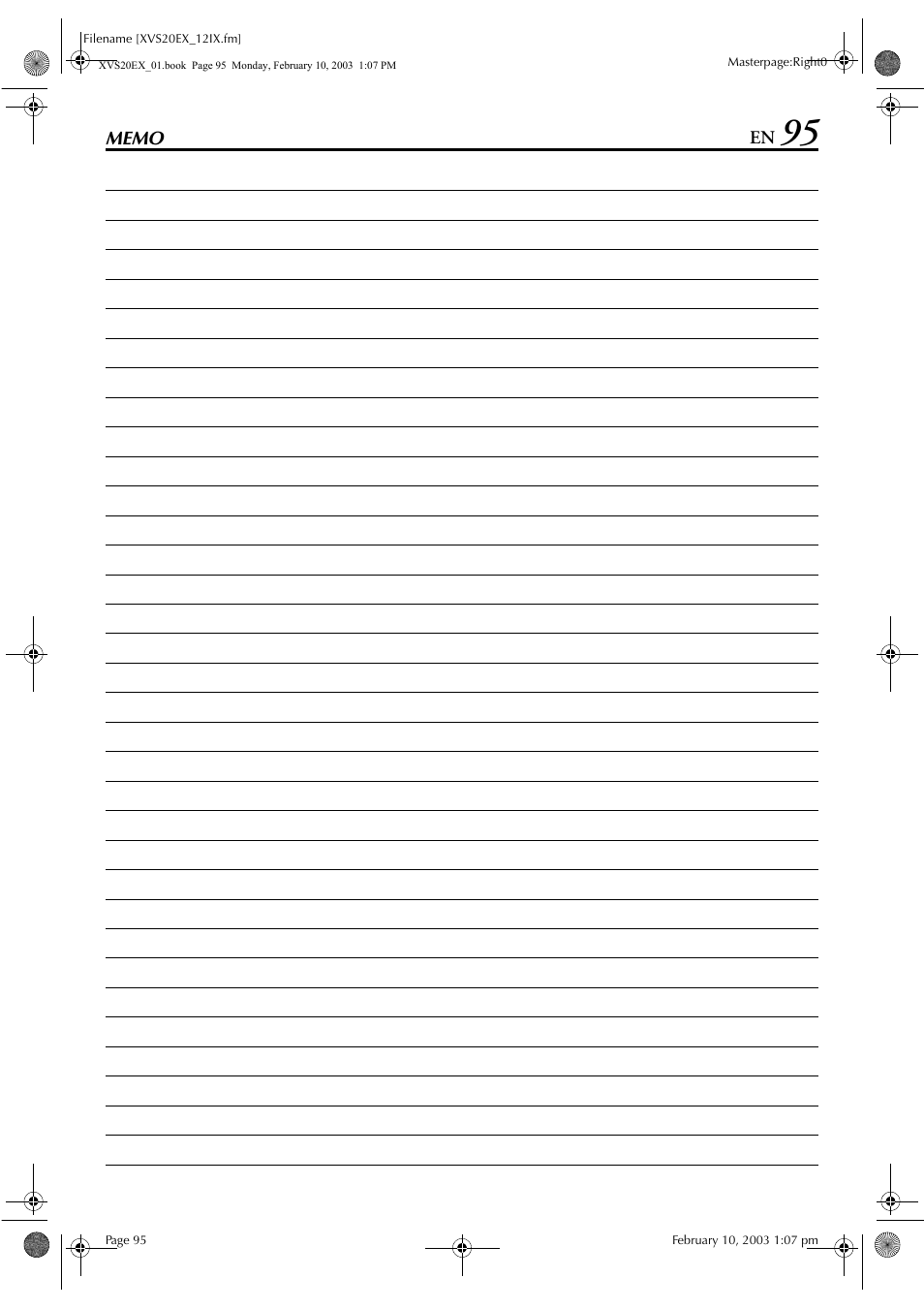 JVC HR-XVS20E User Manual | Page 95 / 96