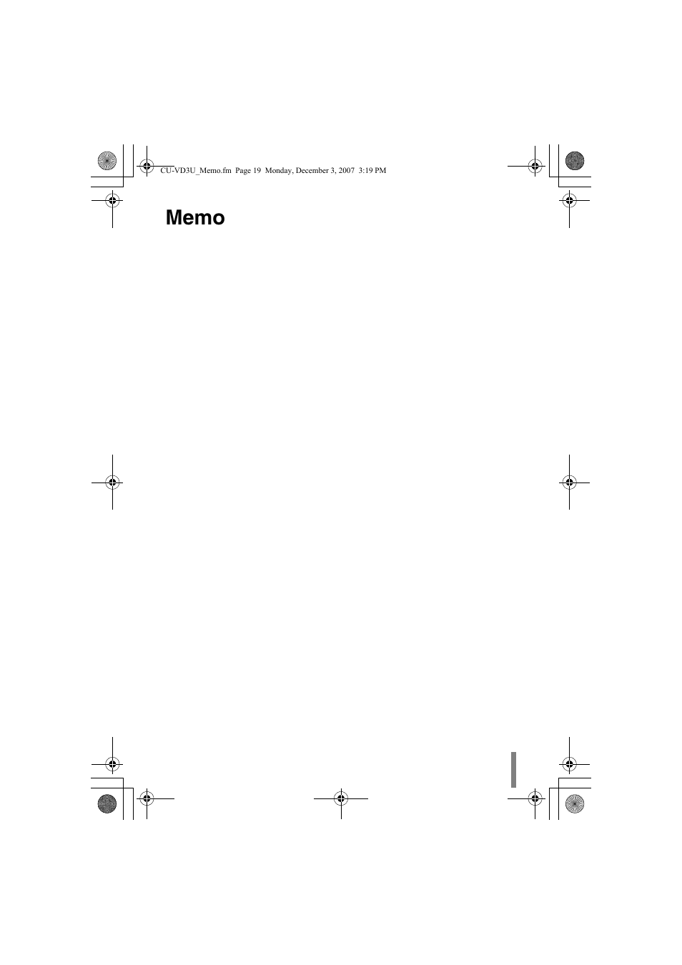 JVC CU-VD3U User Manual | Page 19 / 20