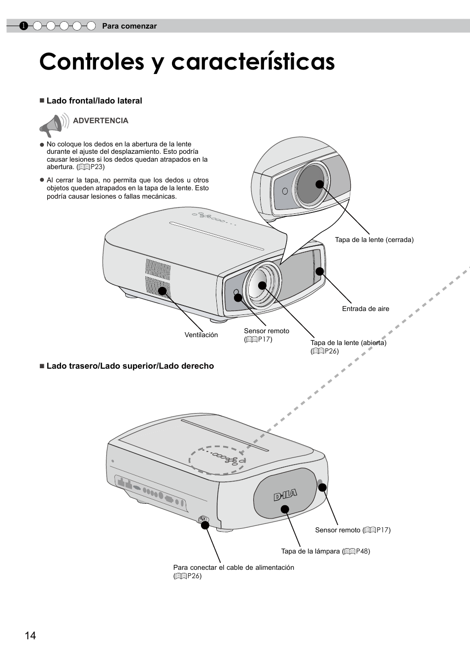 Controles y características | JVC PB006596599-0 User Manual | Page 134 / 181