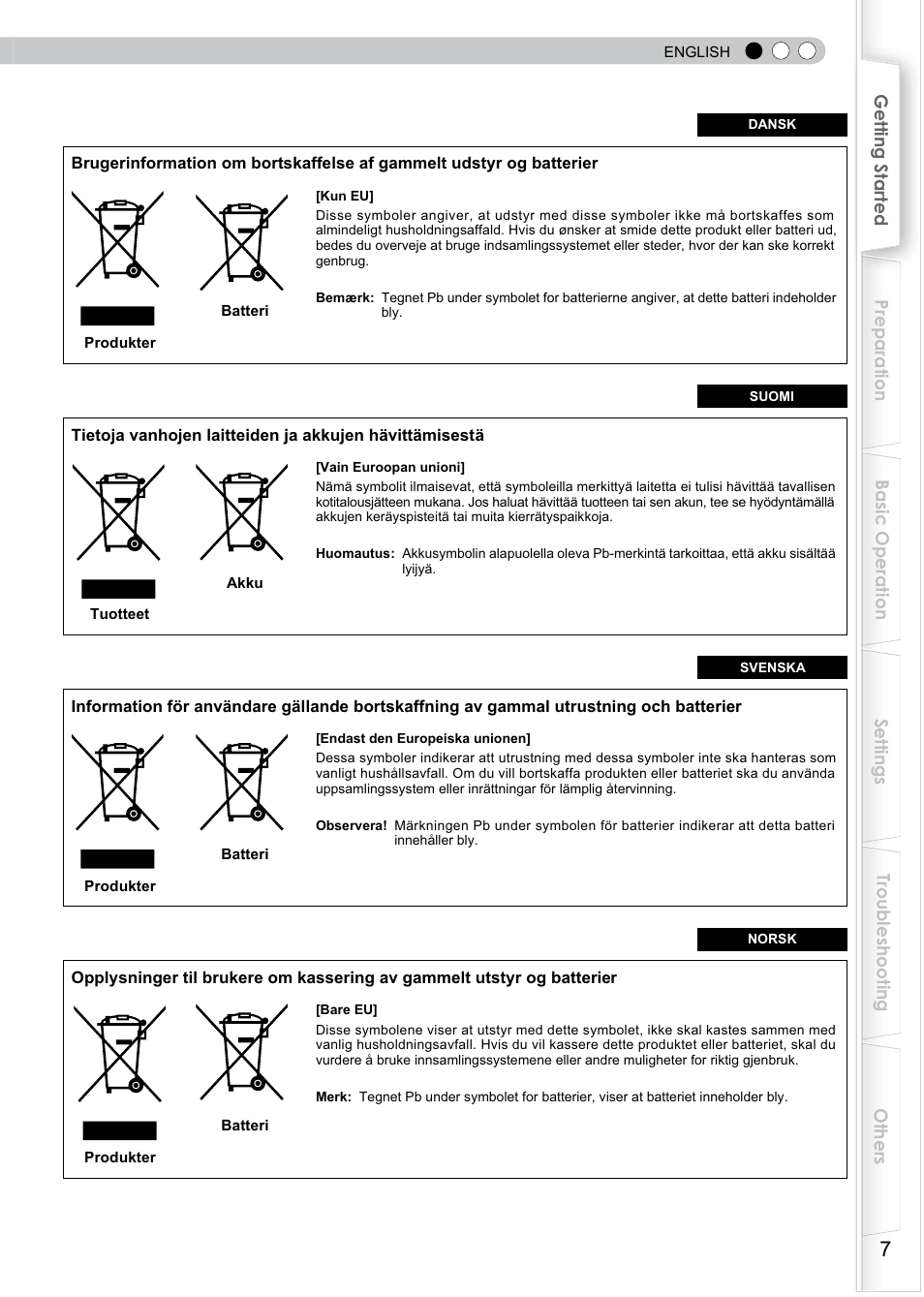 JVC PB006596599-0 User Manual | Page 7 / 181