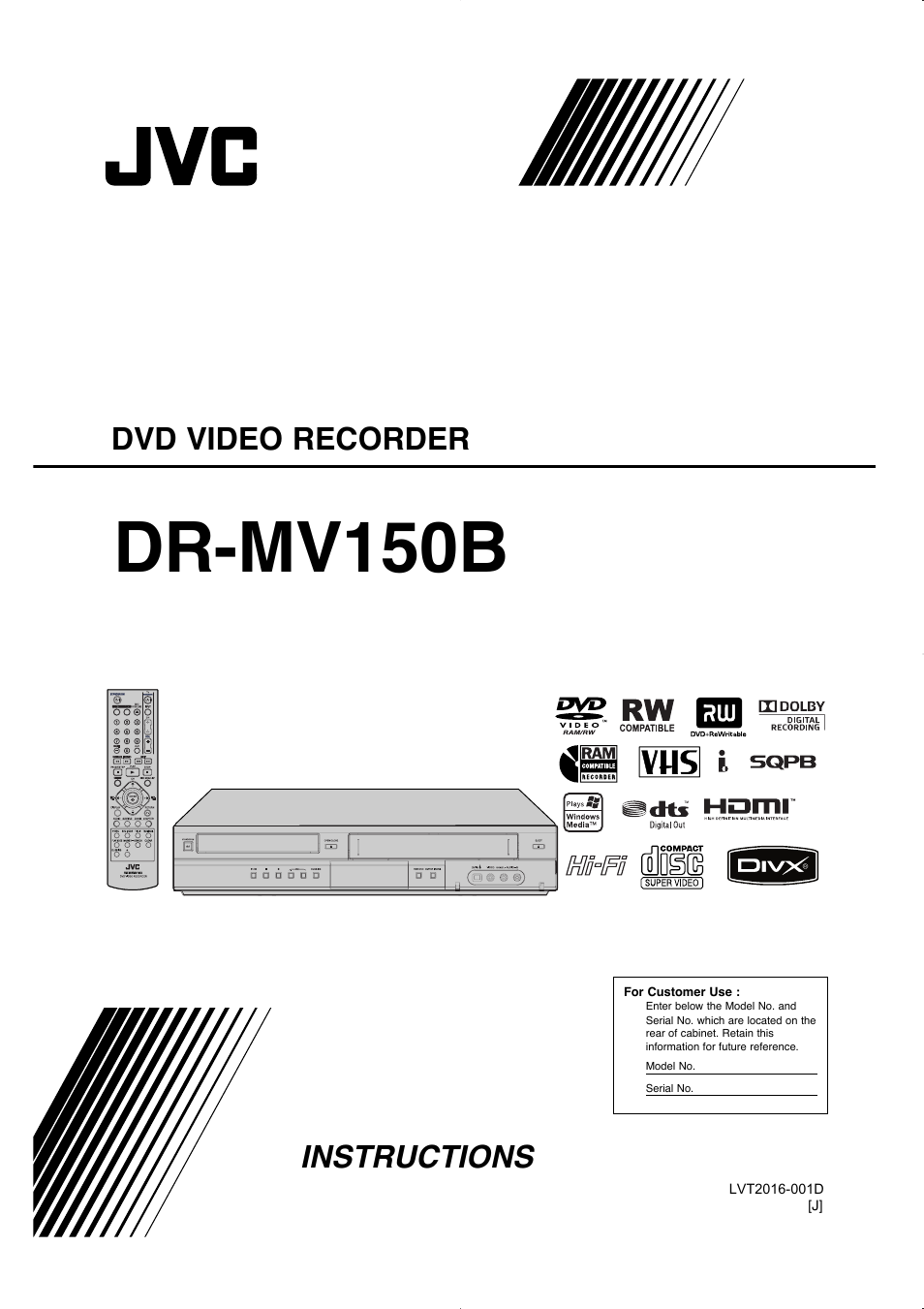 JVC LVT2016-001D User Manual | 60 pages