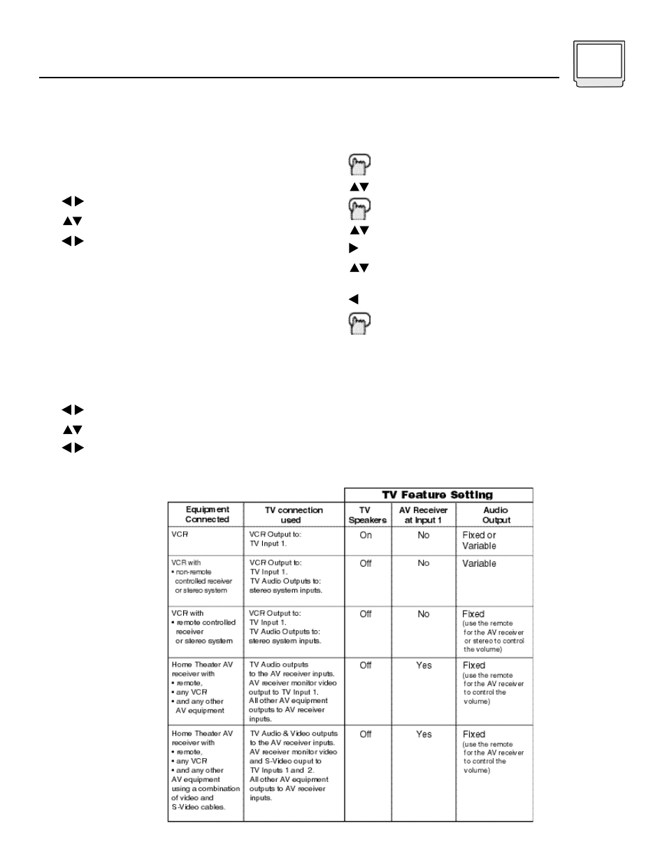 Setup menu 19, Language, Av connection - continued | JVC AV 60D501 User Manual | Page 19 / 44