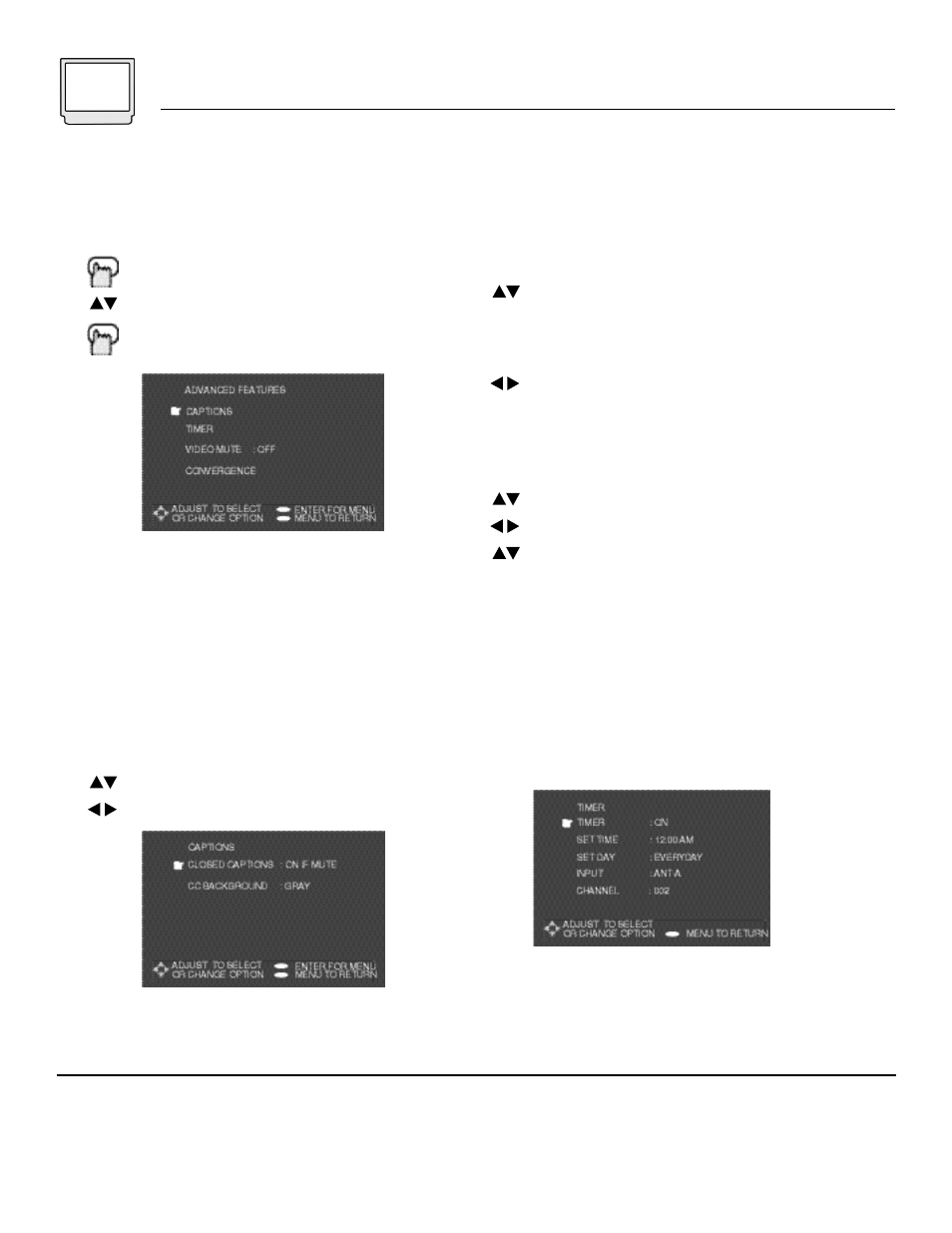 26 advanced features | JVC AV 60D501 User Manual | Page 26 / 44