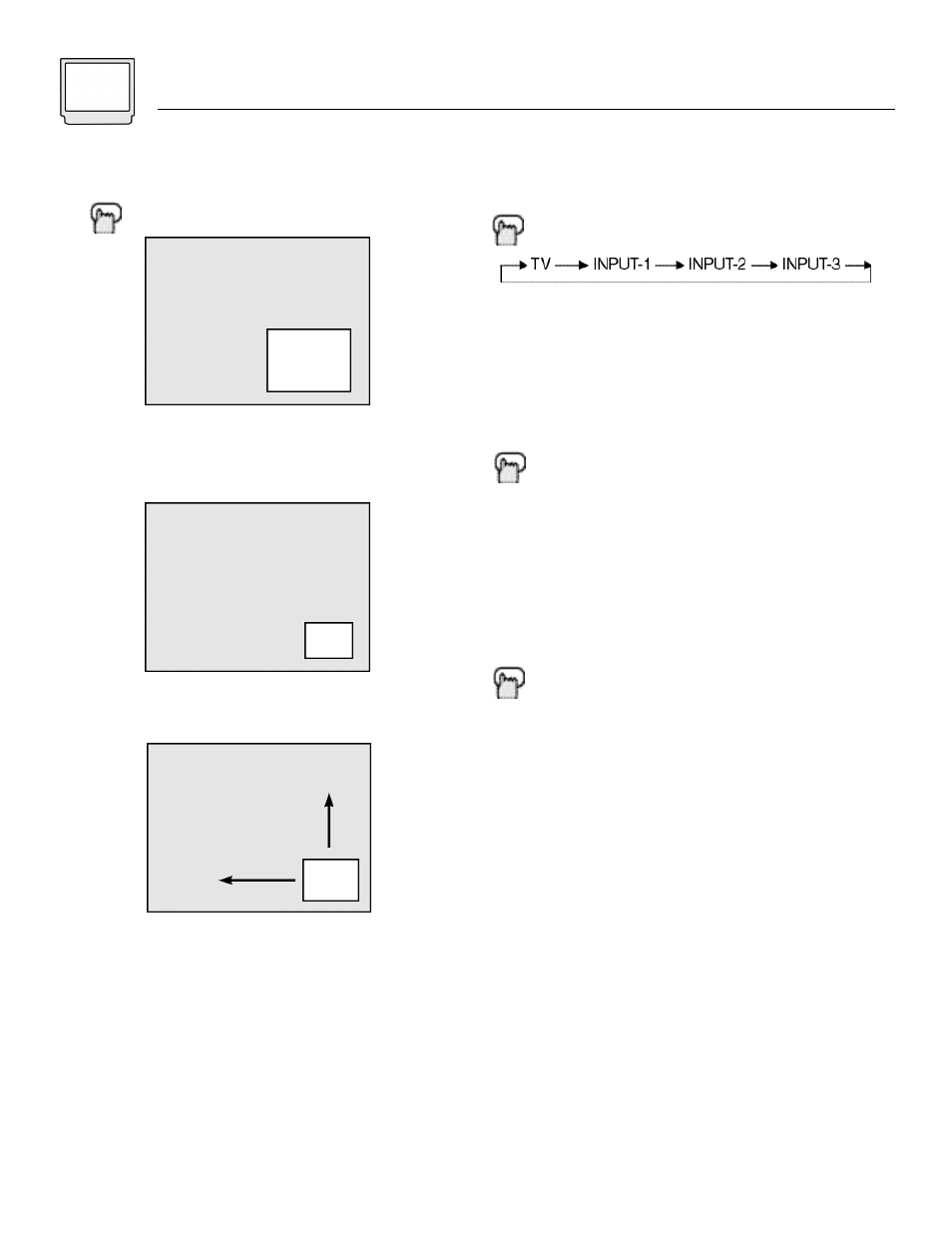 34 button functions - pip/pop, For pip/pop (pip ch), Working with pip | JVC AV 60D501 User Manual | Page 34 / 44