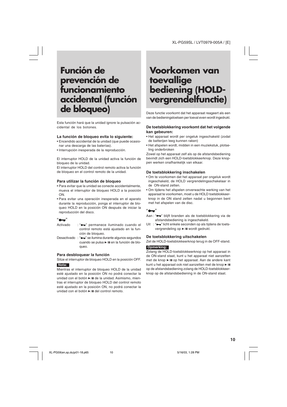JVC XL-PG59SL User Manual | Page 19 / 42