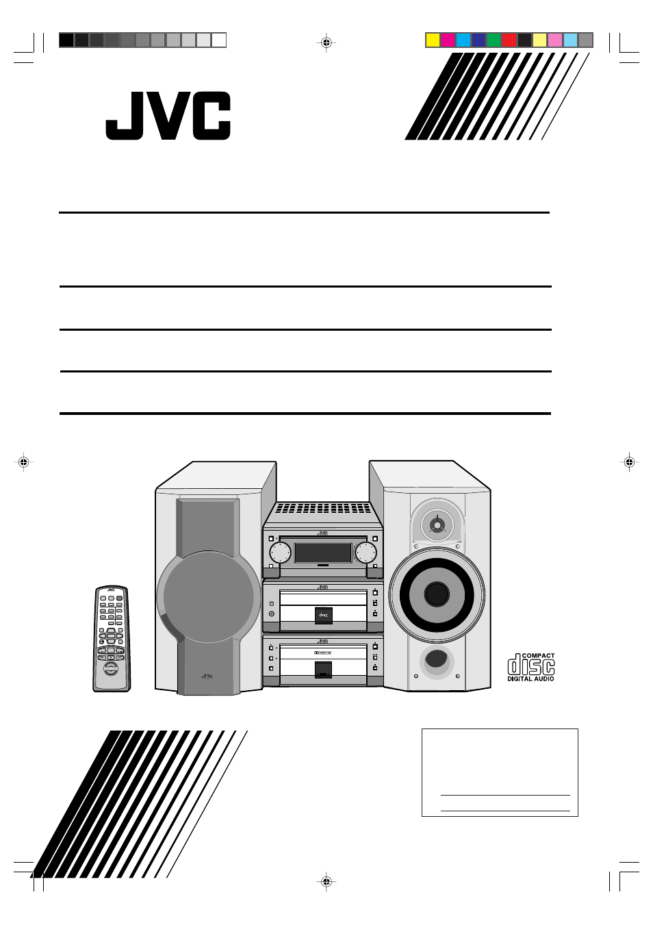 JVC SP-UXG6 User Manual | 40 pages