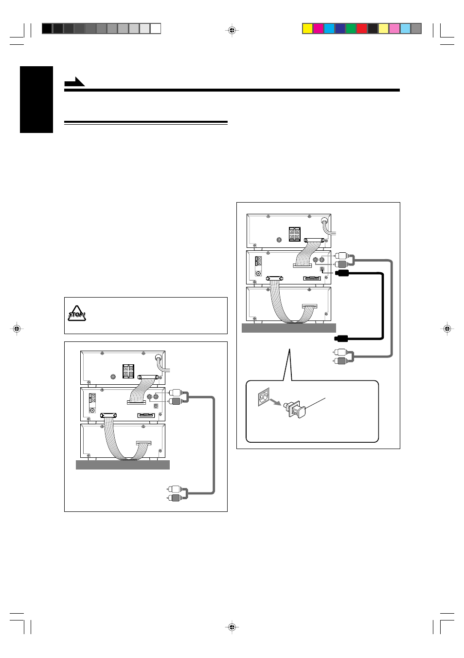 English, Connecting other equipments | JVC SP-UXG6 User Manual | Page 14 / 40