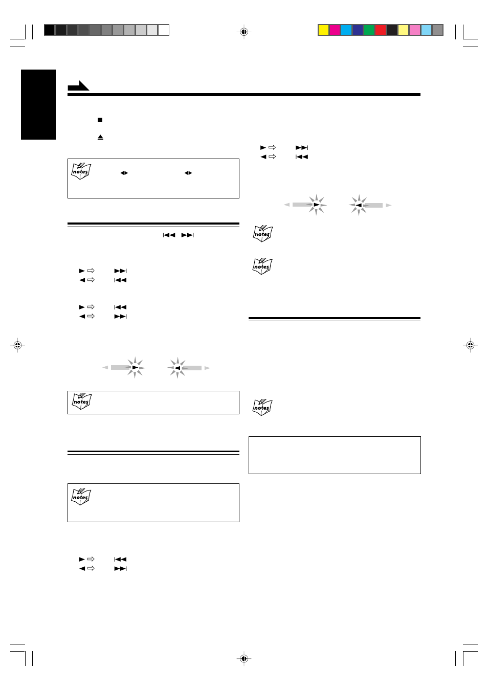 English, Playing back dolby-recorded tape, Fast-winding a tape | JVC SP-UXG6 User Manual | Page 26 / 40