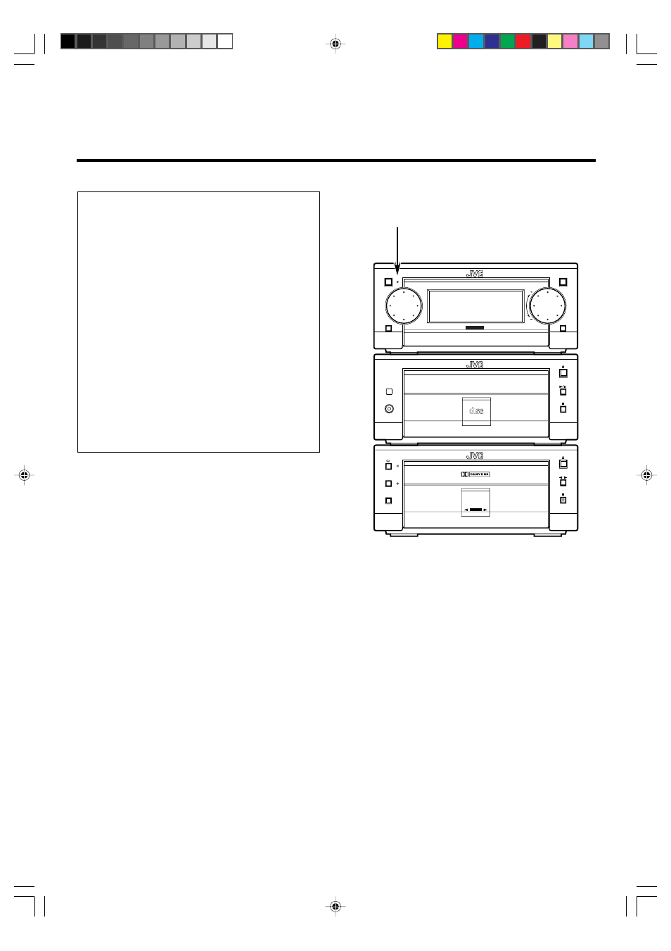 The standby/on lamp le témoin standby/on | JVC SP-UXG6 User Manual | Page 3 / 40