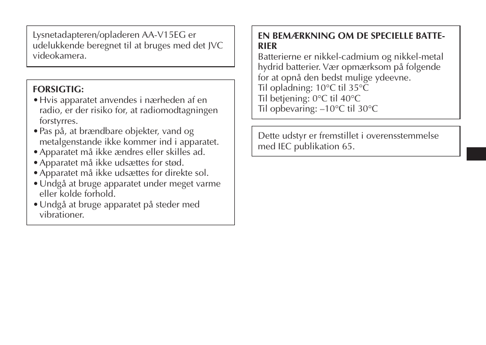 JVC AA V15EG User Manual | Page 39 / 64